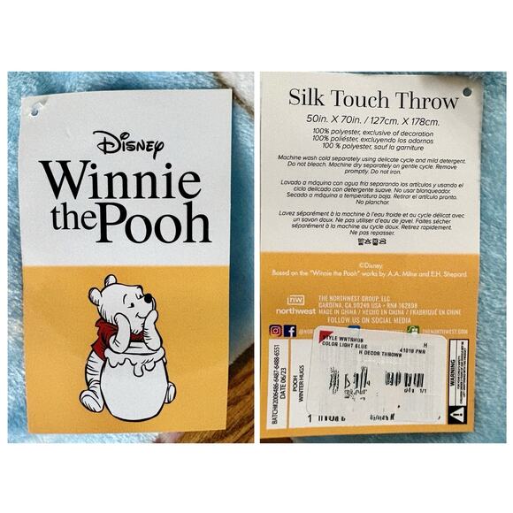 NWT WINNIE THE POOH Christmas Gift 6PC Bundle Throw Hunny Pot Necklace K-Beauty - Picture 4 of 16